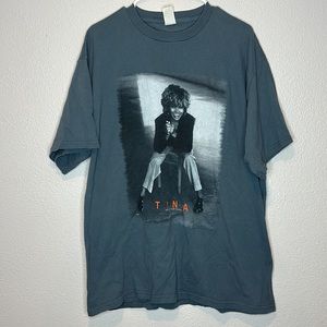 Vintage Twenty Four Seven 2000 Tour Tina Turner Tshirt size XL